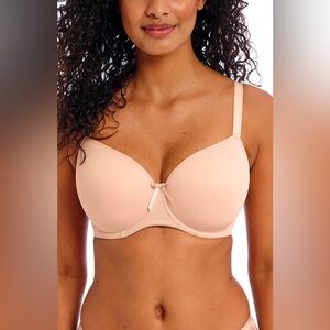 The Freya Fancies Underwire Balcony T-Shirt Bra Size 34J
NEW WITH TAGS Beige
